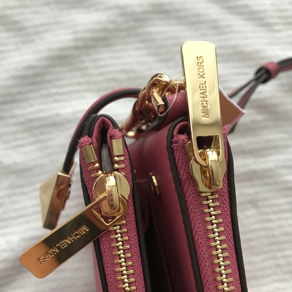 Michael Kors Karla East West Crossbody Tulip Pink - Picture 5 of 8